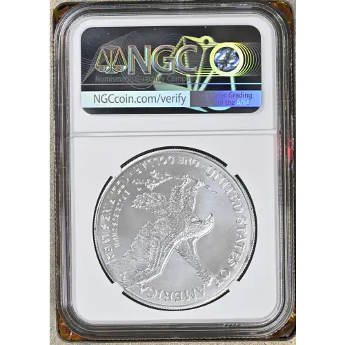 2023 - 1oz Silver Eagle - S$1 NGC MS69 (D10-B31)